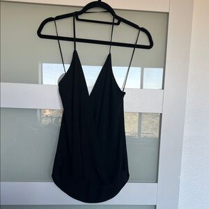 Olivaceous Black Halter Top